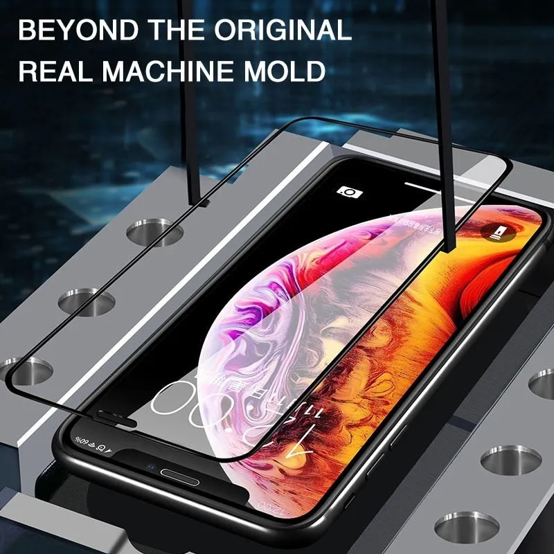 2/4PCS 9D Screen Protector Tempered Glass for iPhone