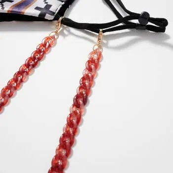Acetate Chain Mask Lanyard Necklace