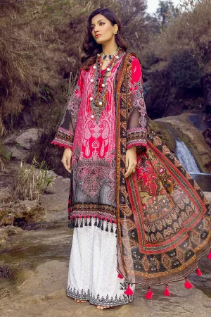 Adan's Libas Wadi-e-Soan Lawn Collection Pink Muddle- 06