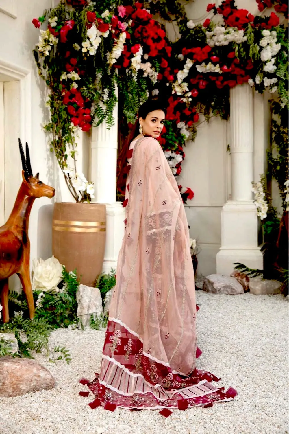 Adan's Libas · Wisteria Schiffli Embroidered Lawn Collection – Cameo pink