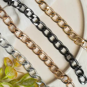 Aluminium Size 15 Mm Width 1 Meter Chain Women Unisex