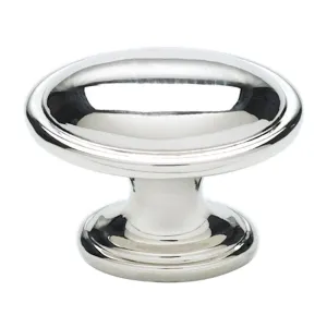 Atlas Homewares Austen Oval Knob 316-CH Polished Chrome