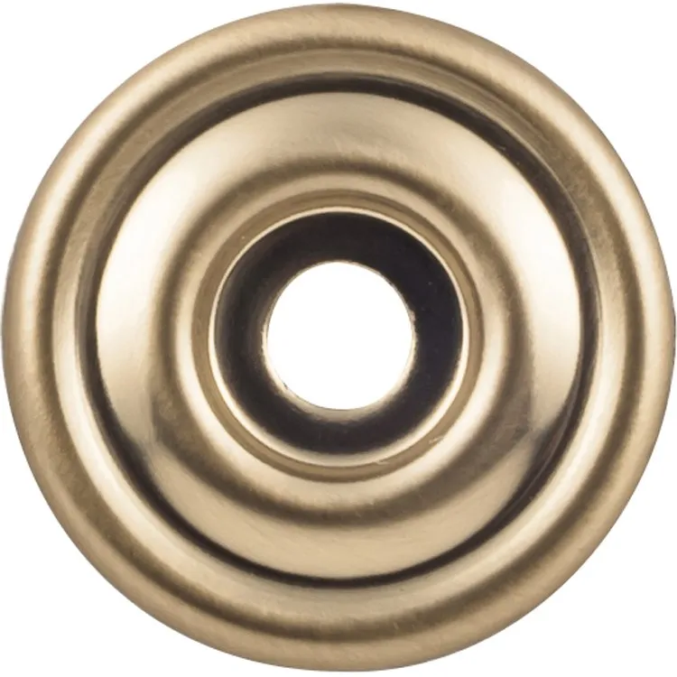 Backplate Devon Honey Bronze Brixton Circle 1-3/8 Inch Zinc Alloy for Decorative Hardware