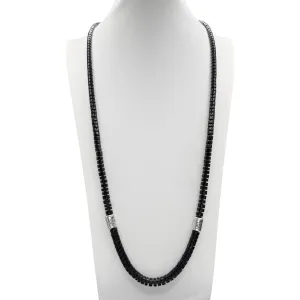 Black Jet Kokopelli Necklace Santo Domingo