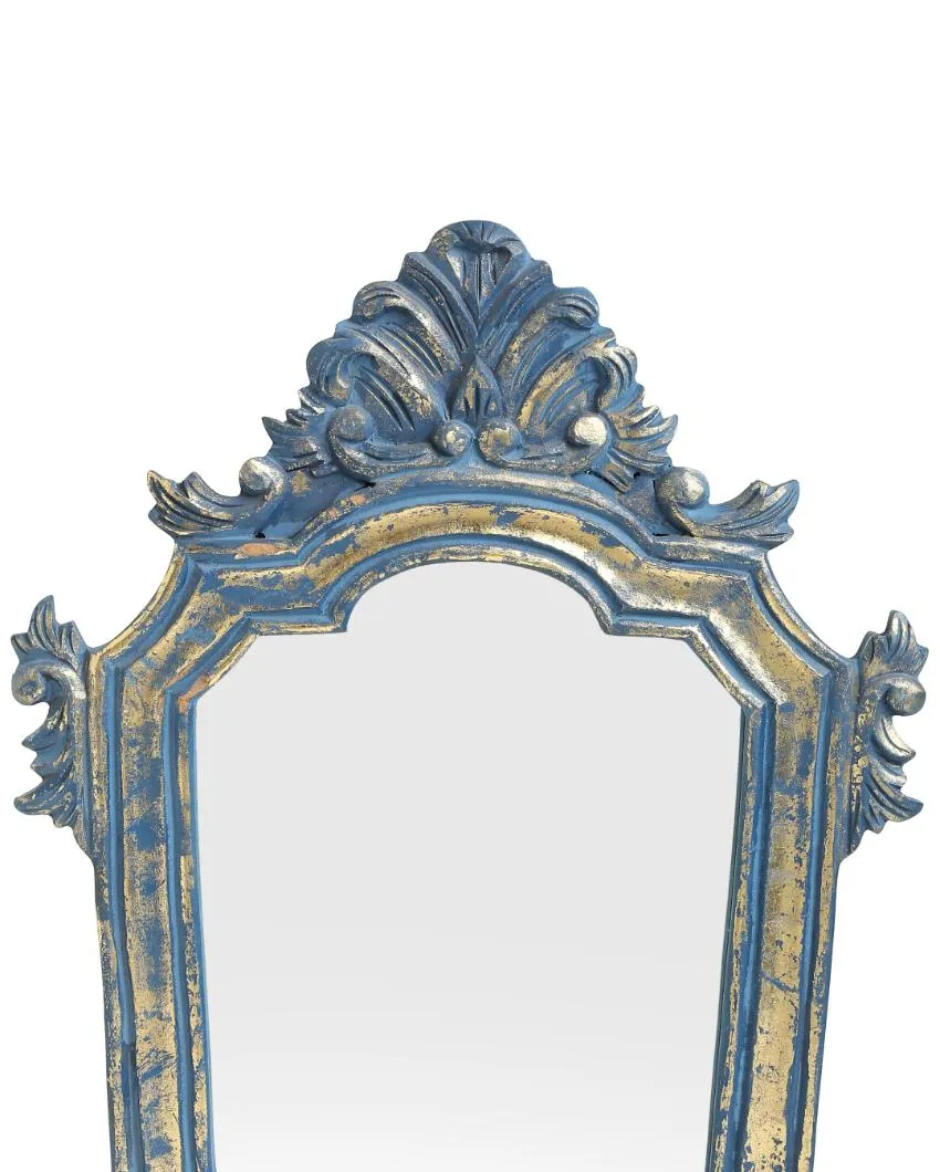 Blue Mirror with Gold Foiling