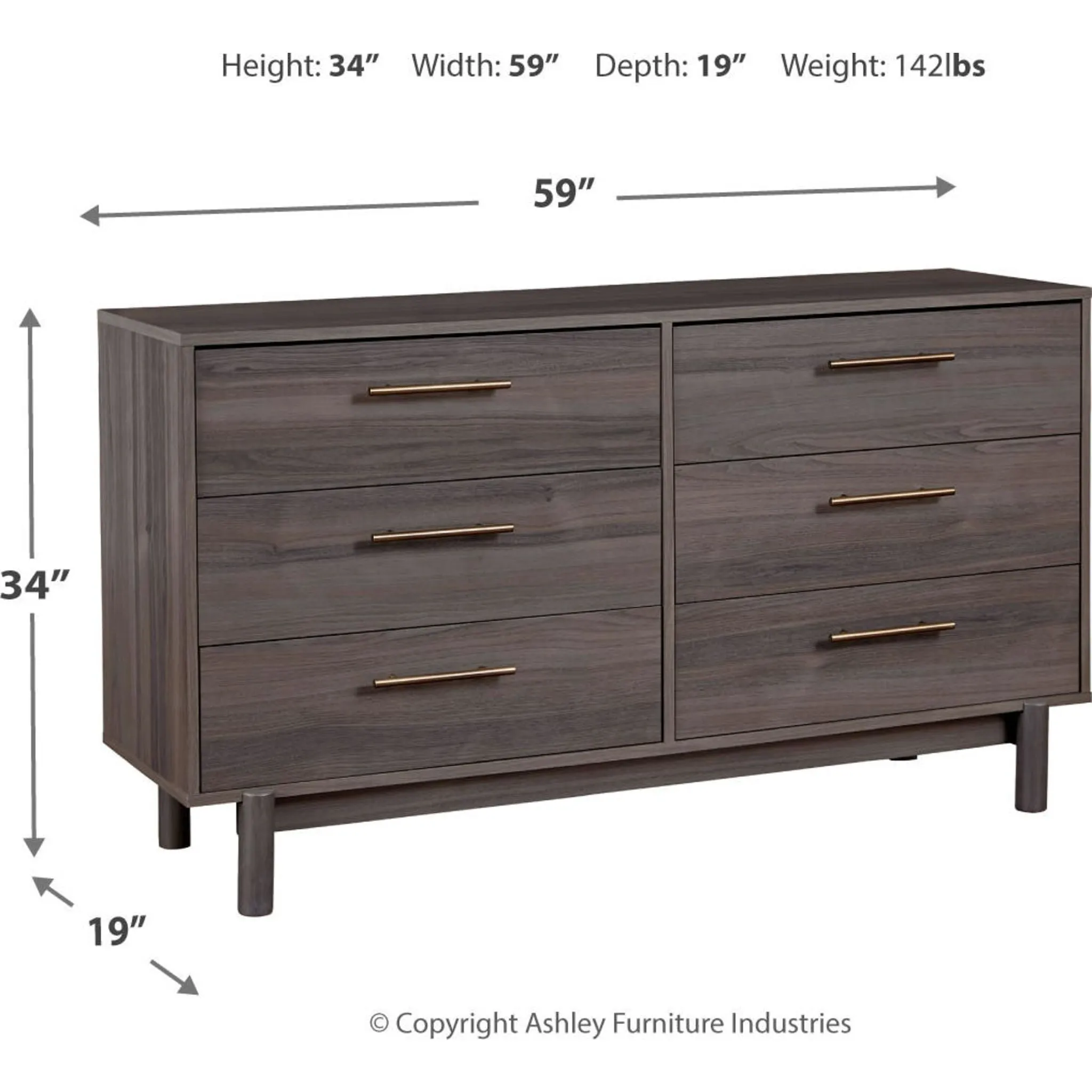 Brymont Dresser - Dark Gray