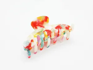 Carnival Swirl Mosaic Hair Claw Clip
