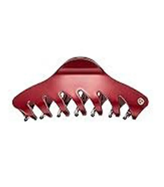 Casilda Large Shark Hair Claw Red