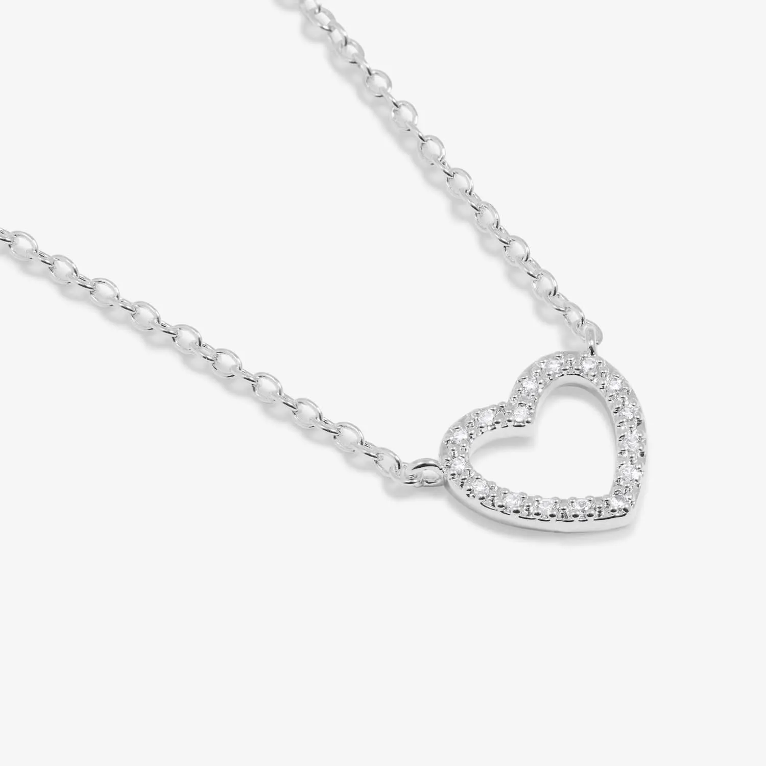Christmas Cracker With Love Silver Plated Necklace 7691