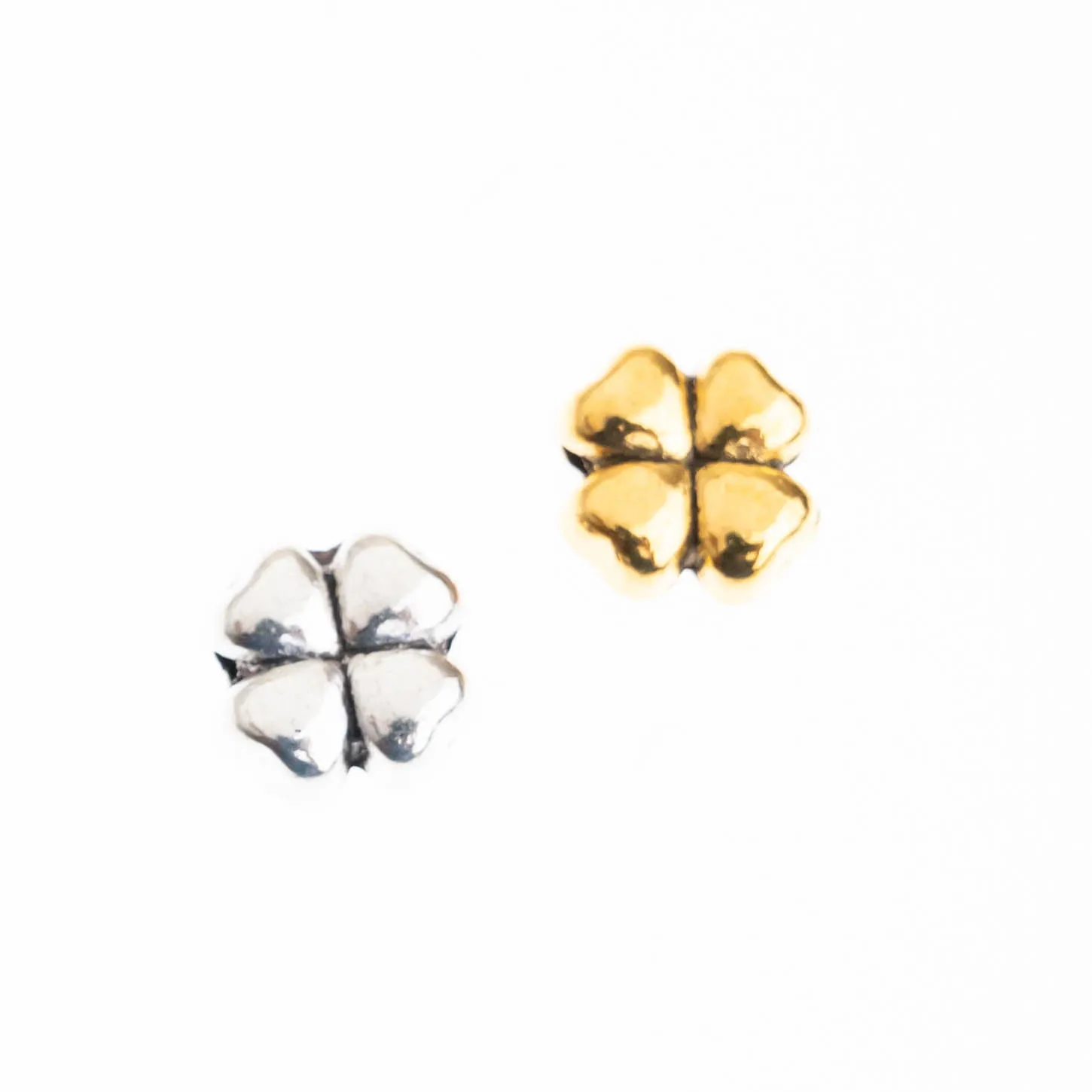 Clover Charms | Size : 8mm | 30pcs