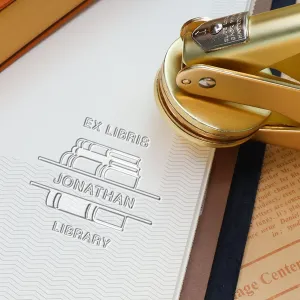 Custom "Ex Libris" Book Embosser (27 Designs)