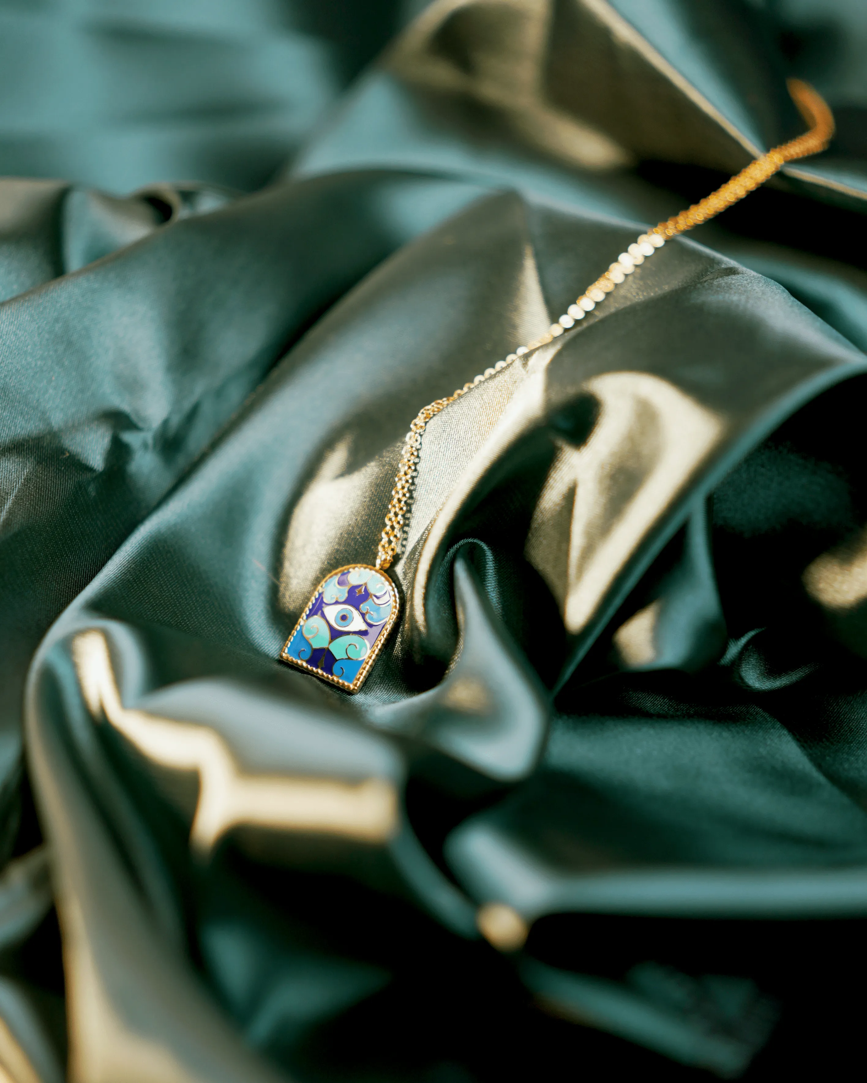Evil Eyes Pendant Necklace