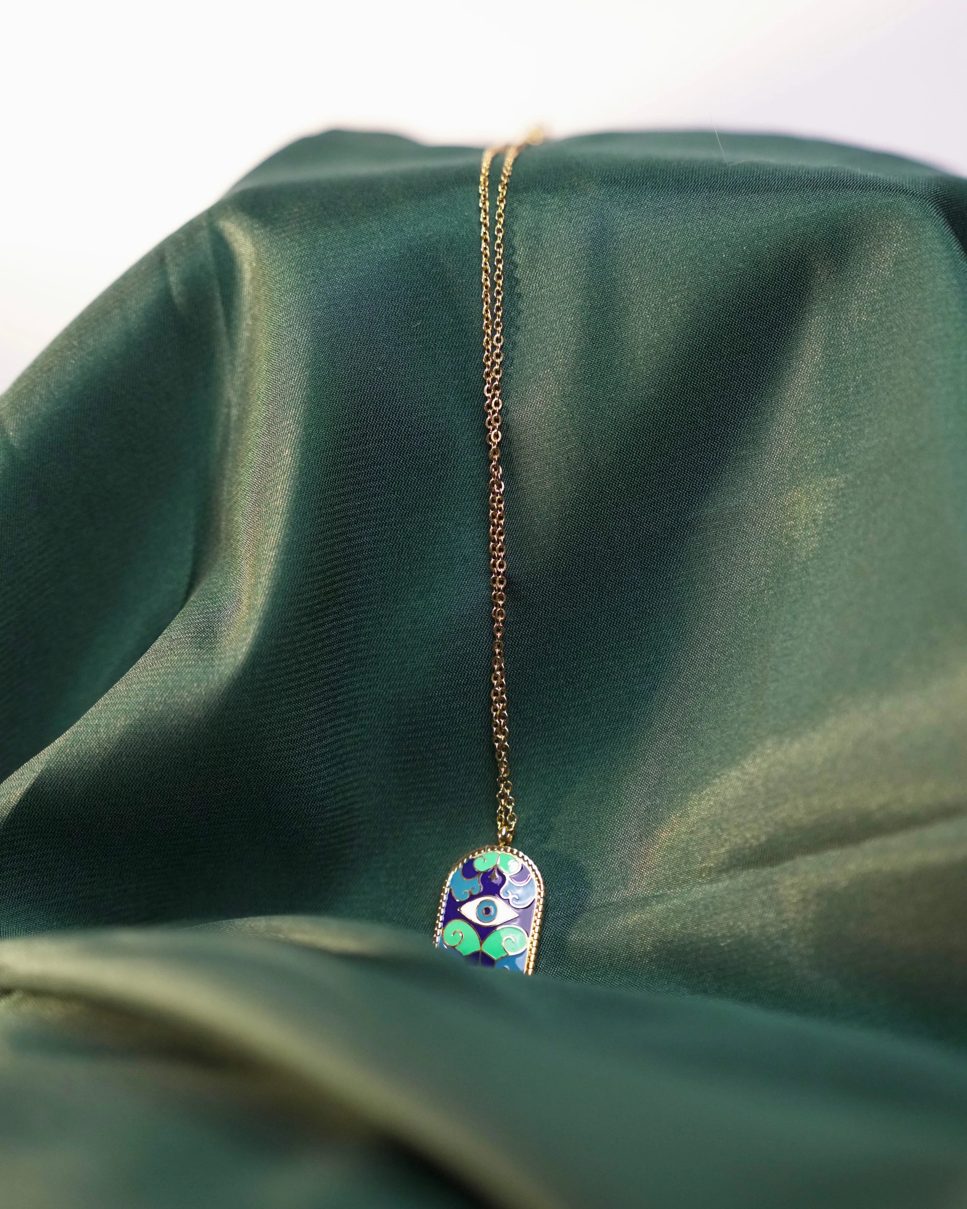 Evil Eyes Pendant Necklace