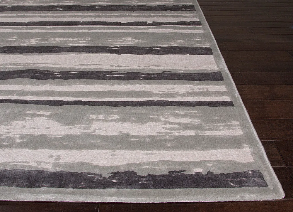Fables Dazzle Light Gray/Plum Kitten Area Rug