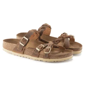 Franca Braid | Oiled Leather | Cognac