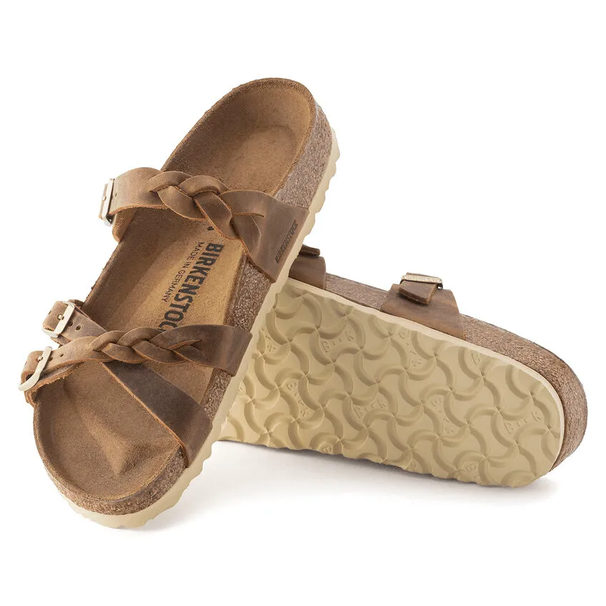 Franca Braid | Oiled Leather | Cognac