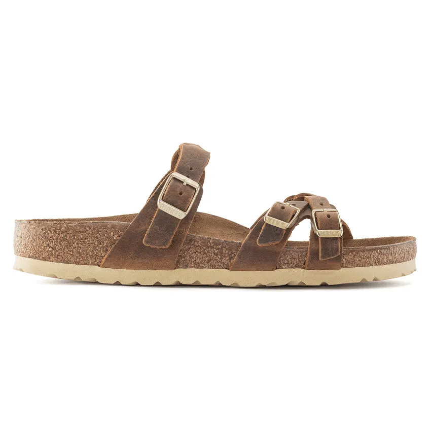 Franca Braid | Oiled Leather | Cognac