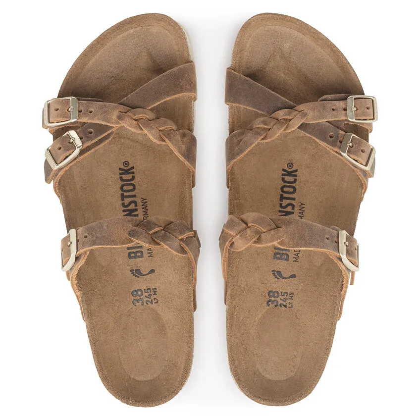 Franca Braid | Oiled Leather | Cognac