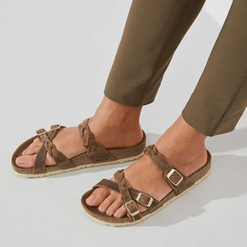 Franca Braid | Oiled Leather | Cognac