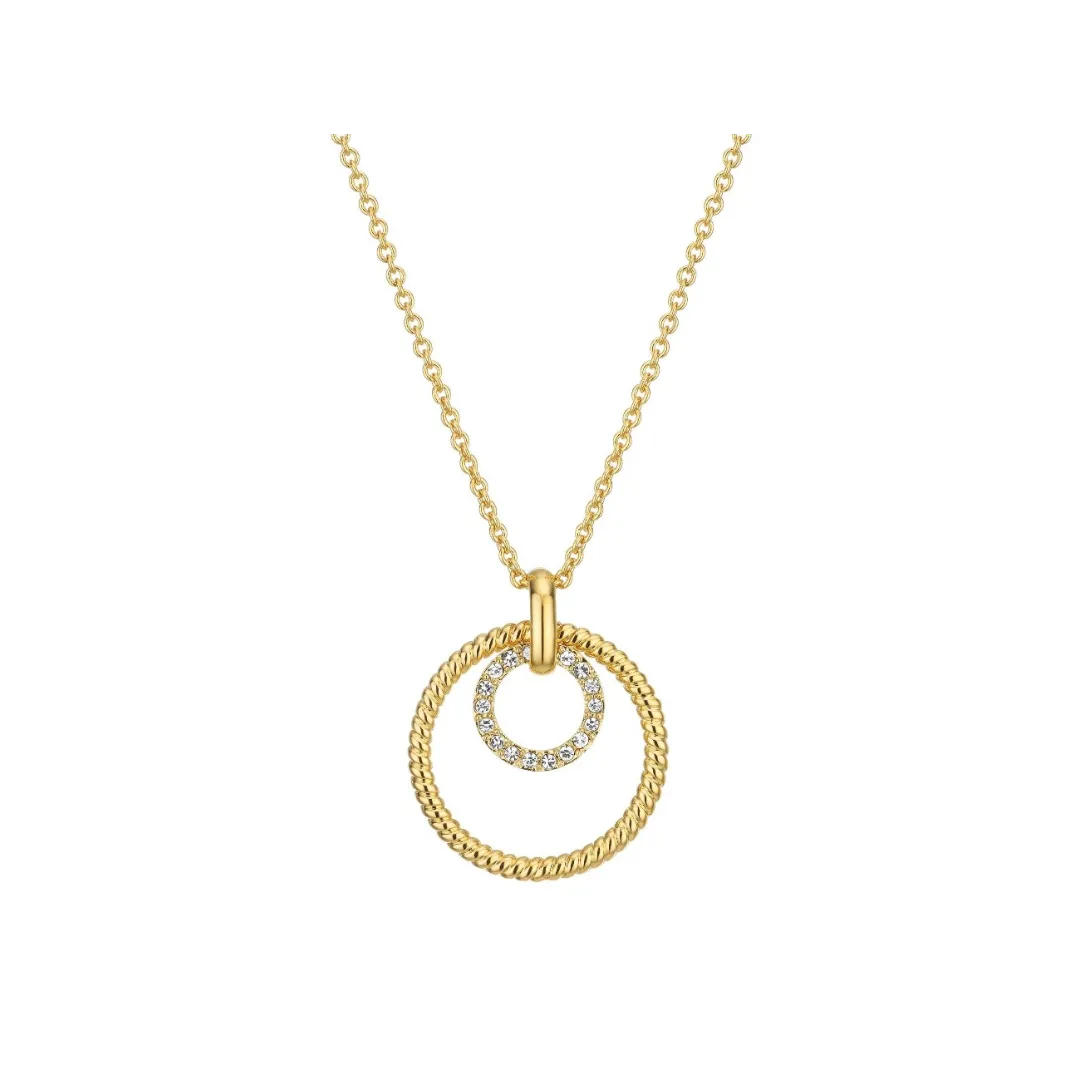Golden Rope Pendant