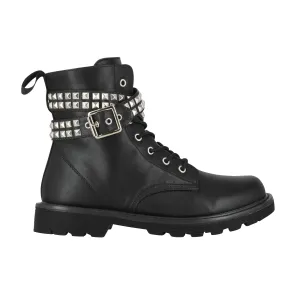 Gotta Flurt Women's Lani Black Combat Boot