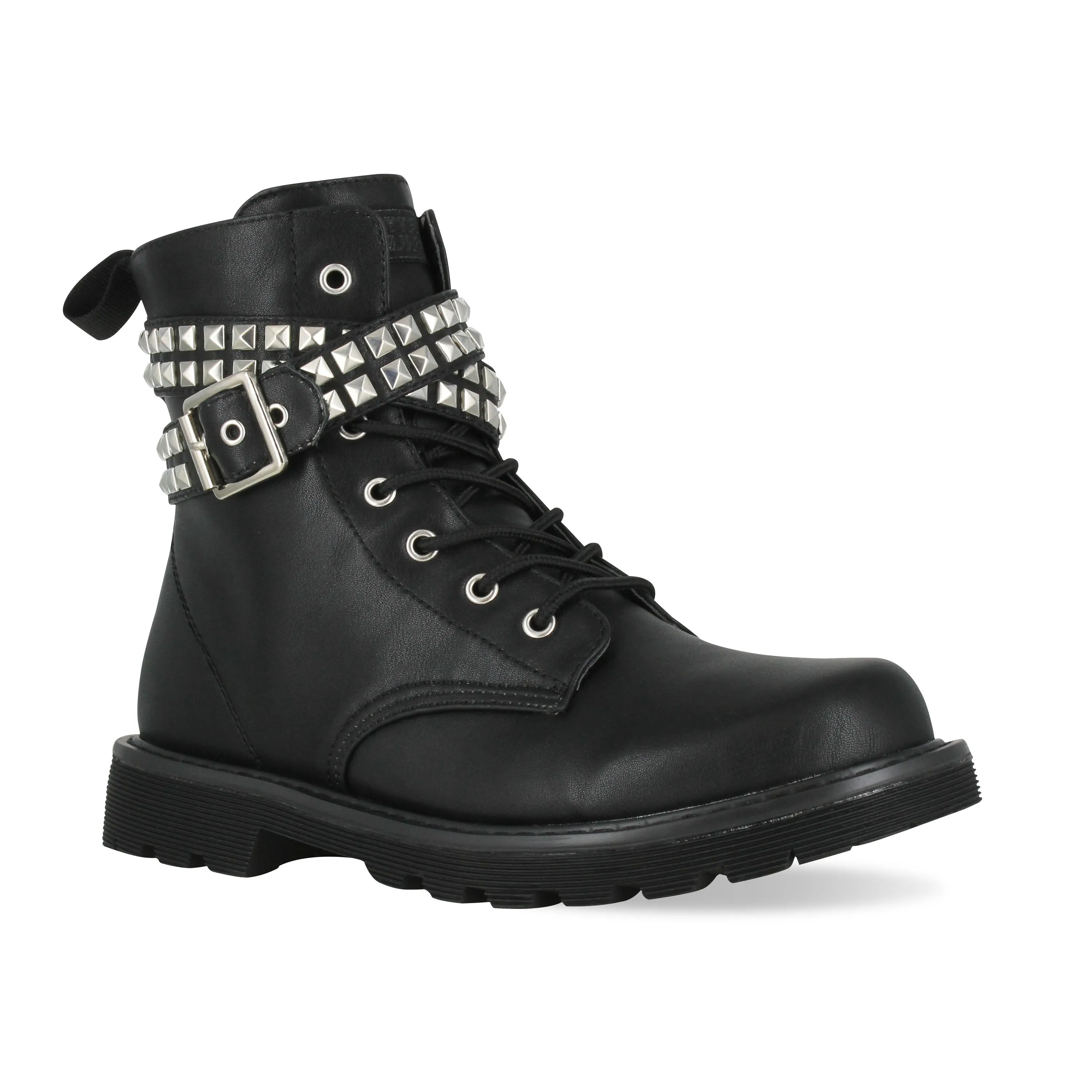 Gotta Flurt Women's Lani Black Combat Boot