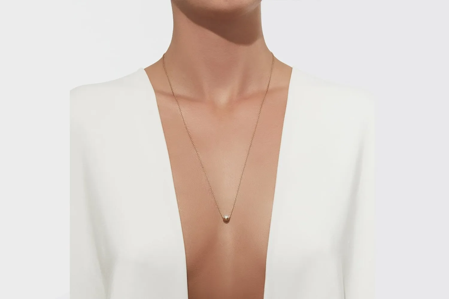 Half Pearl Necklace