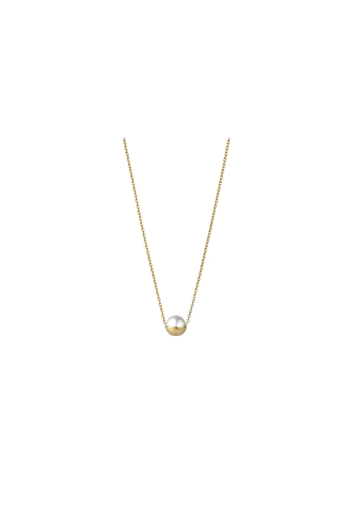 Half Pearl Necklace