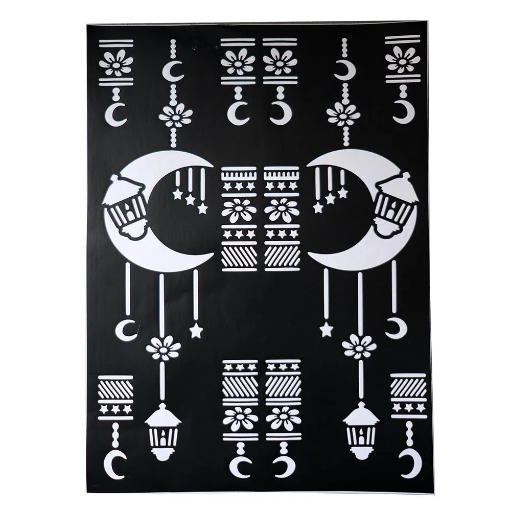 Henna Stencil Sheets - Medium Size
