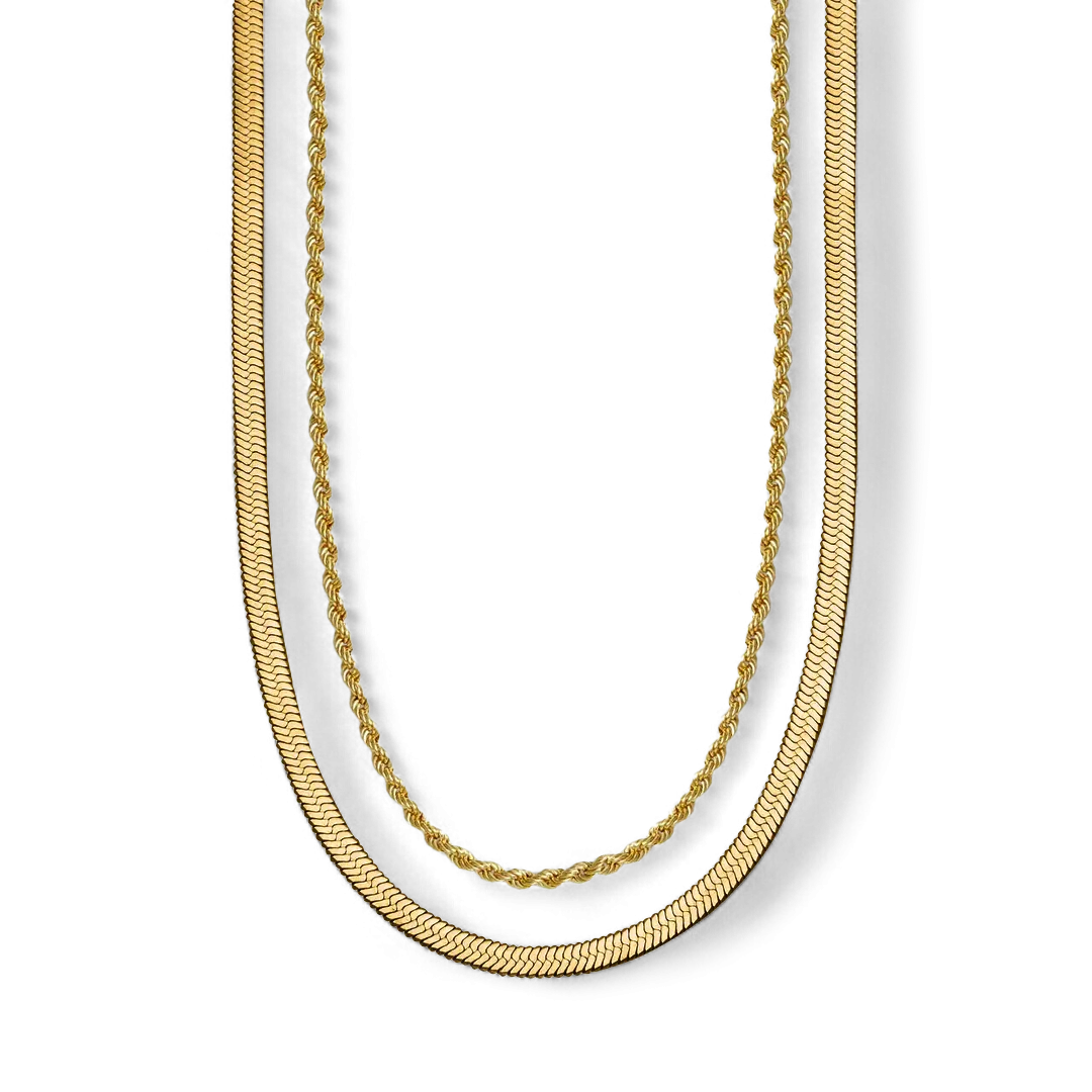 Herringbone   Rope Chain Set