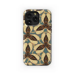 Indonesian Plant Batik Motifs Phone Case iPhone Samsung Cover Pixel 3804