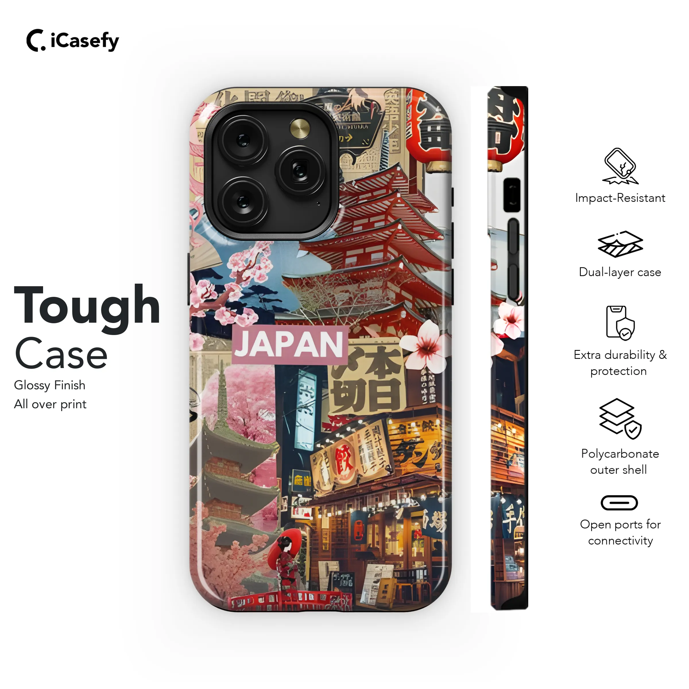 Japanese Mood Board Collage Phone Case iPhone Samsung Cover Pixel 1887
