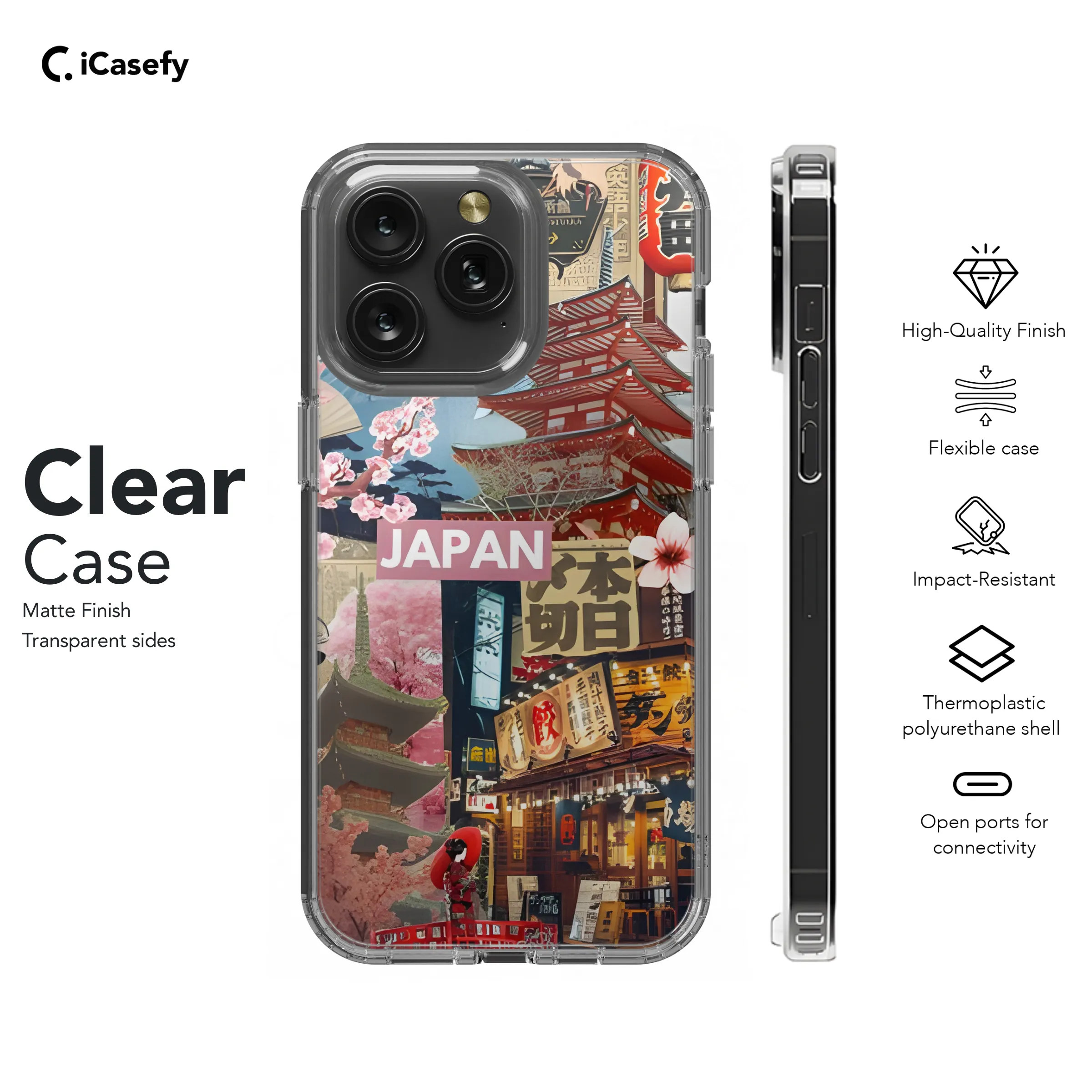 Japanese Mood Board Collage Phone Case iPhone Samsung Cover Pixel 1887