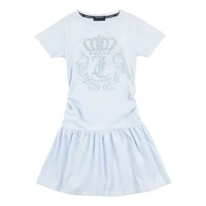 Juicy Couture Girls Heather Diamonte Crown Dress