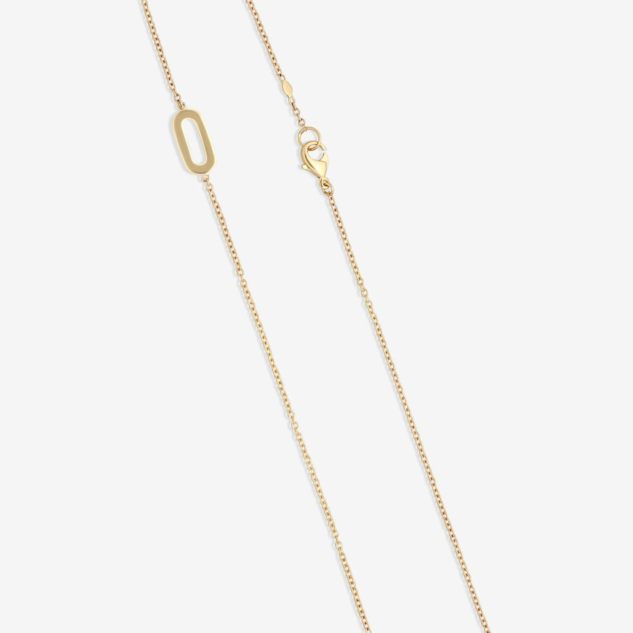 K Di Kuore Link 18K Yellow Gold Diamond Necklace 451712