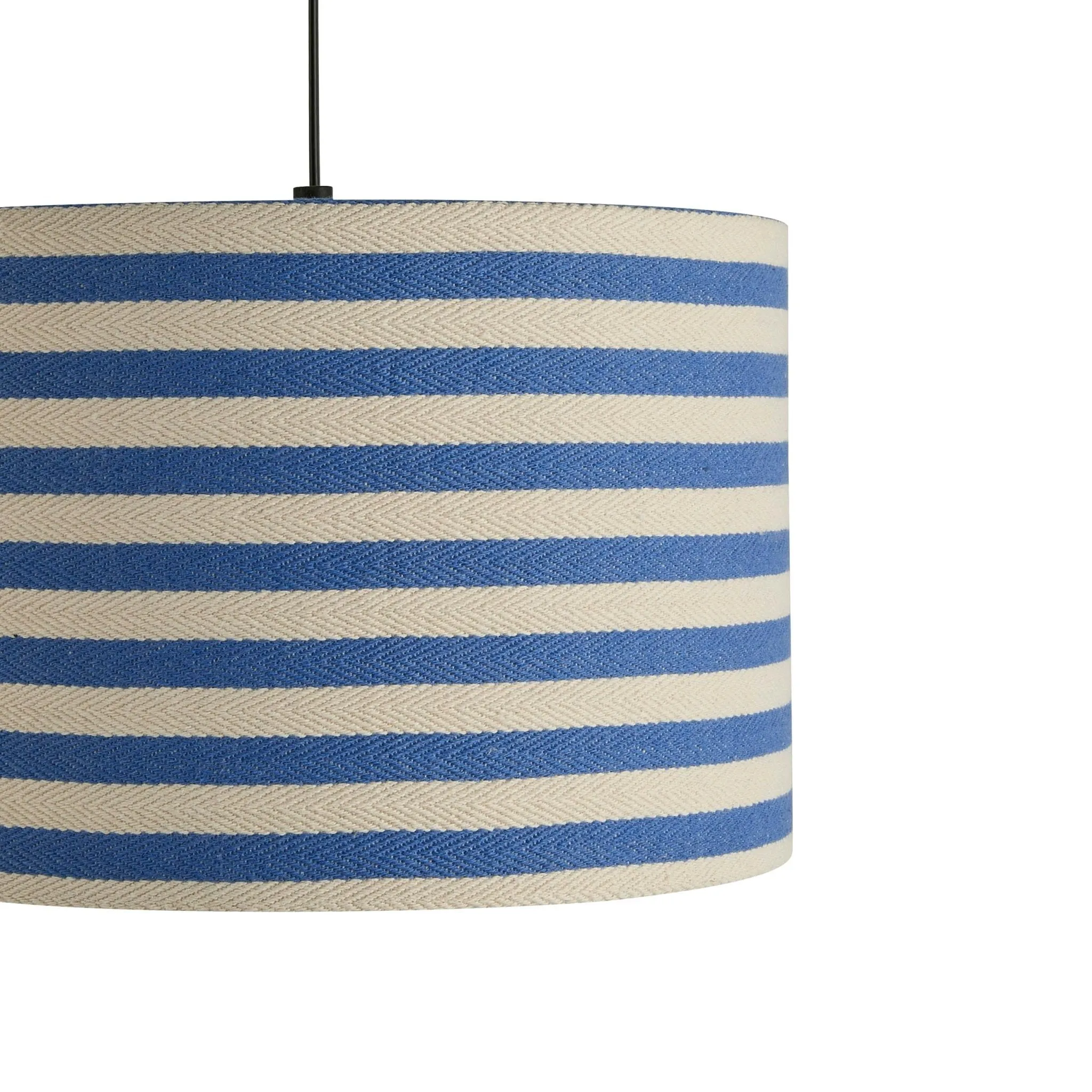 Lucia Striped Ceiling Shade - Blue/White