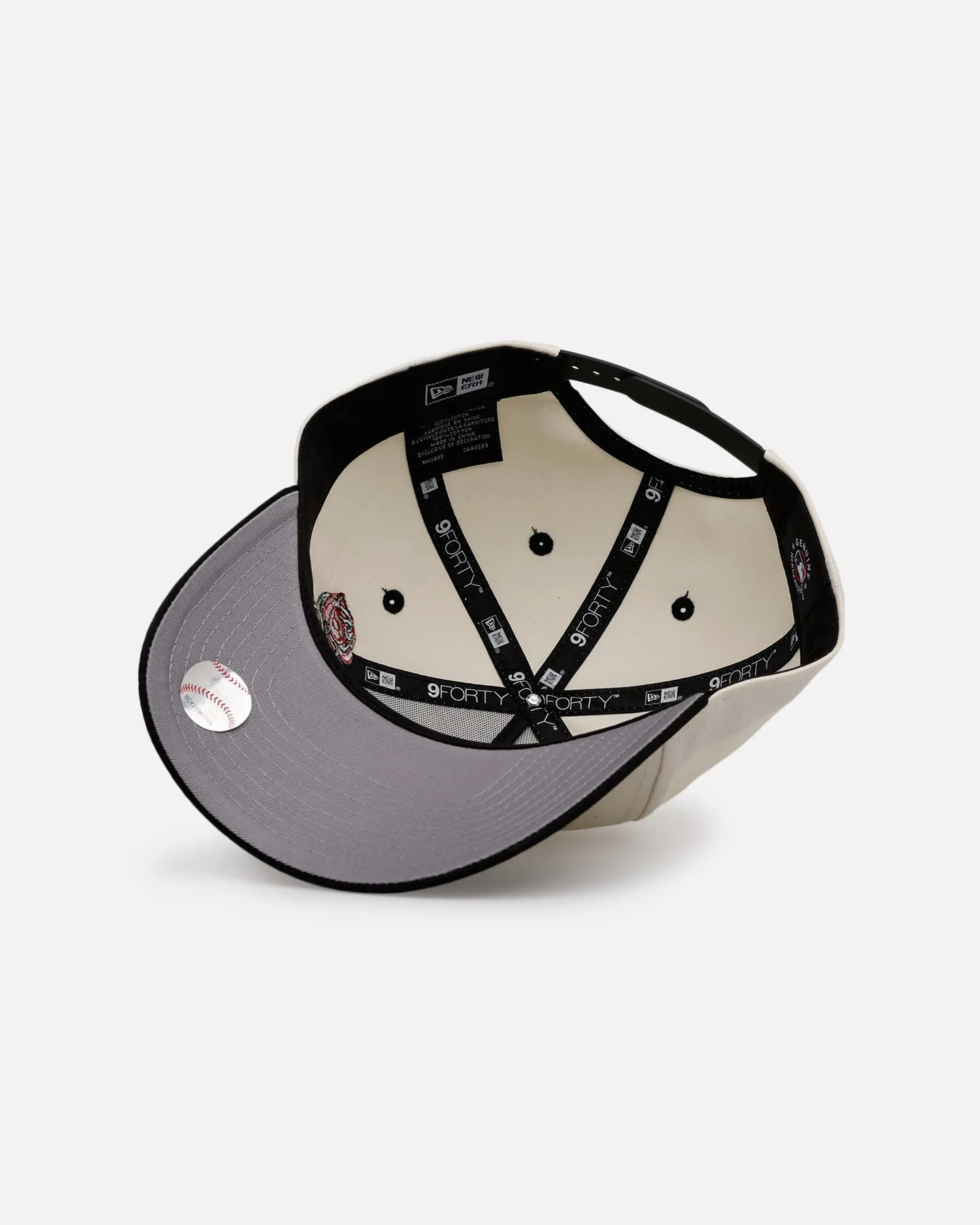New Era Detroit Tigers 'Chrome Black Roses' 9FORTY A-Frame Snapback Chrome/Black