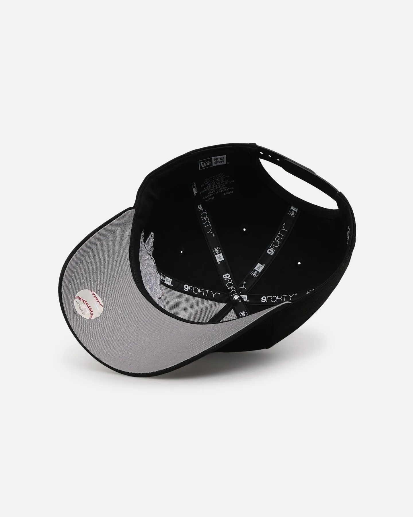 New Era New York Yankees 'Ornate Rose' 9FORTY A-Frame Snapback Black/White