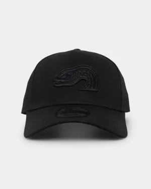 New Era Parramatta Eels 'Black On Black' 9FORTY A-Frame Snapback Black