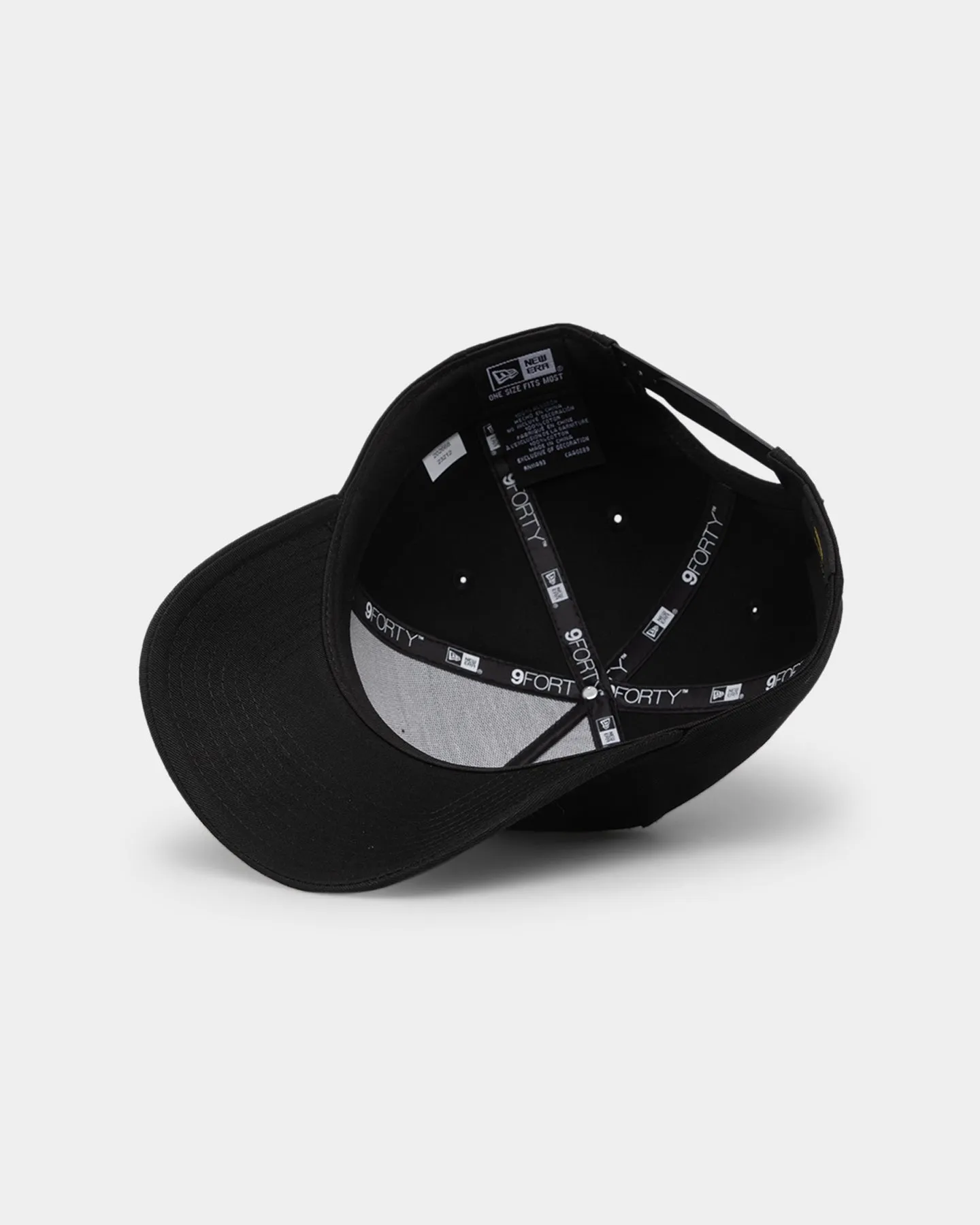 New Era Parramatta Eels 'Black On Black' 9FORTY A-Frame Snapback Black
