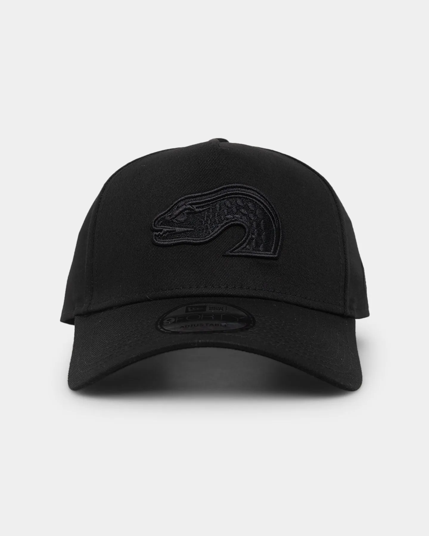 New Era Parramatta Eels 'Black On Black' 9FORTY A-Frame Snapback Black
