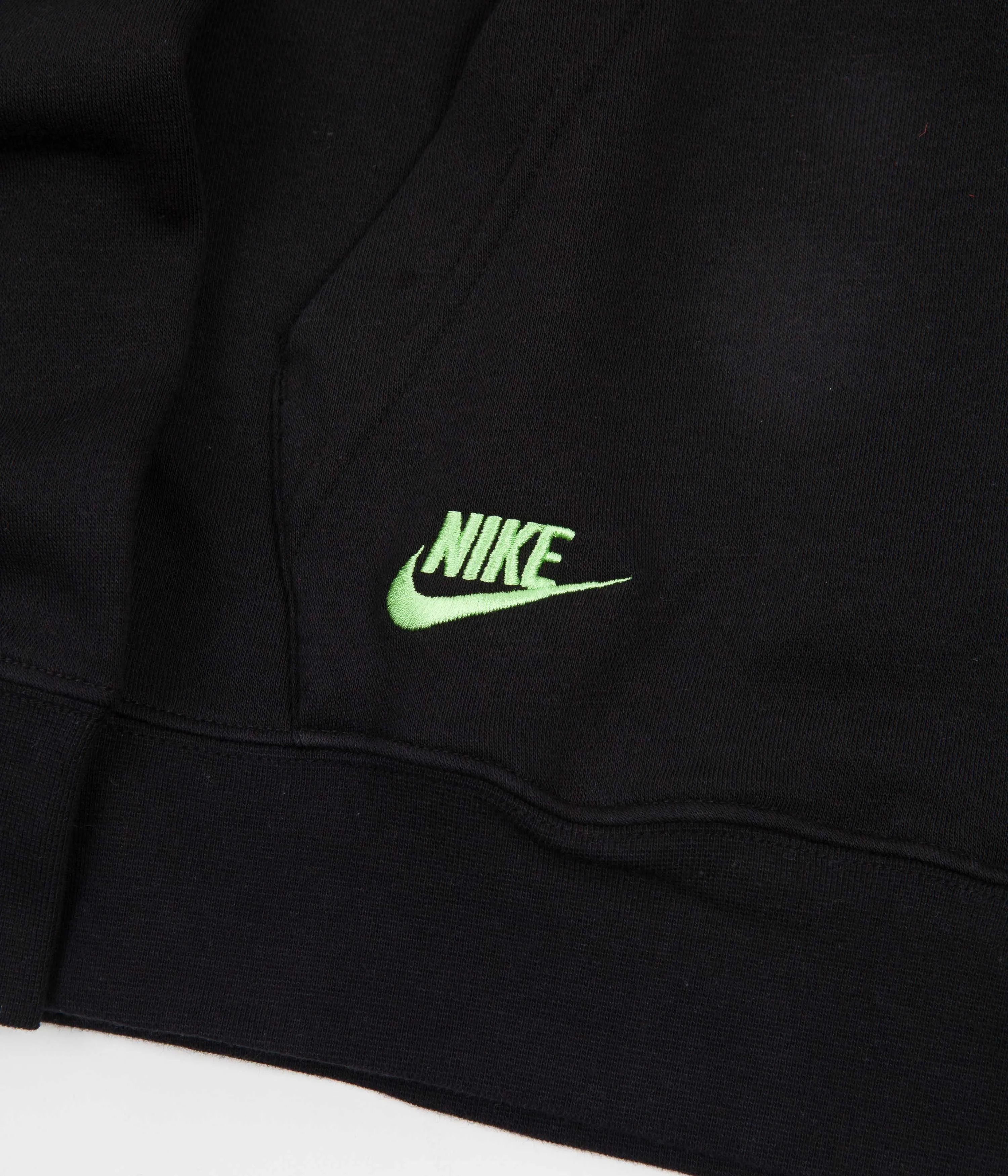 Nike Brushed Back Hoodie - Black / Black