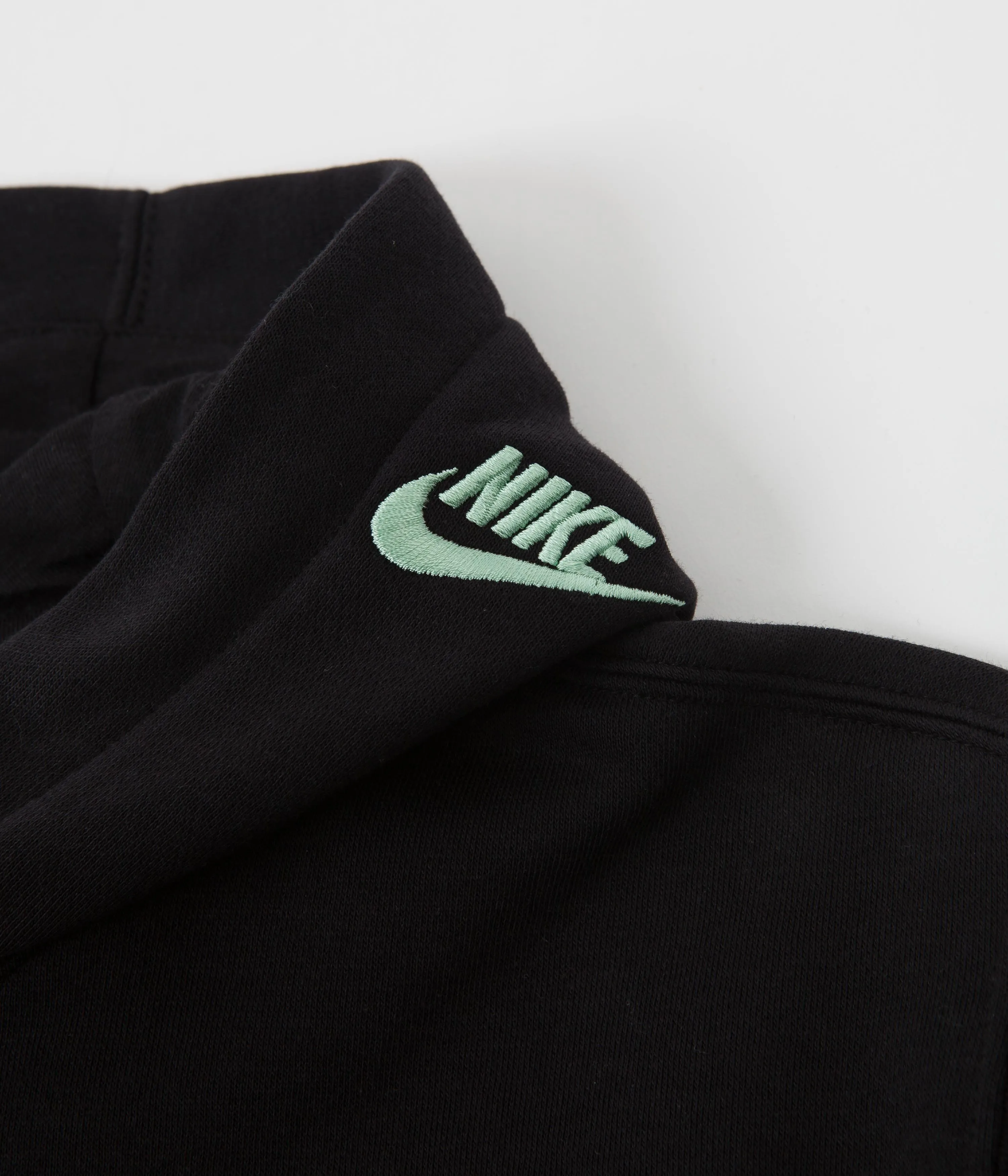 Nike Brushed Back Hoodie - Black / Black