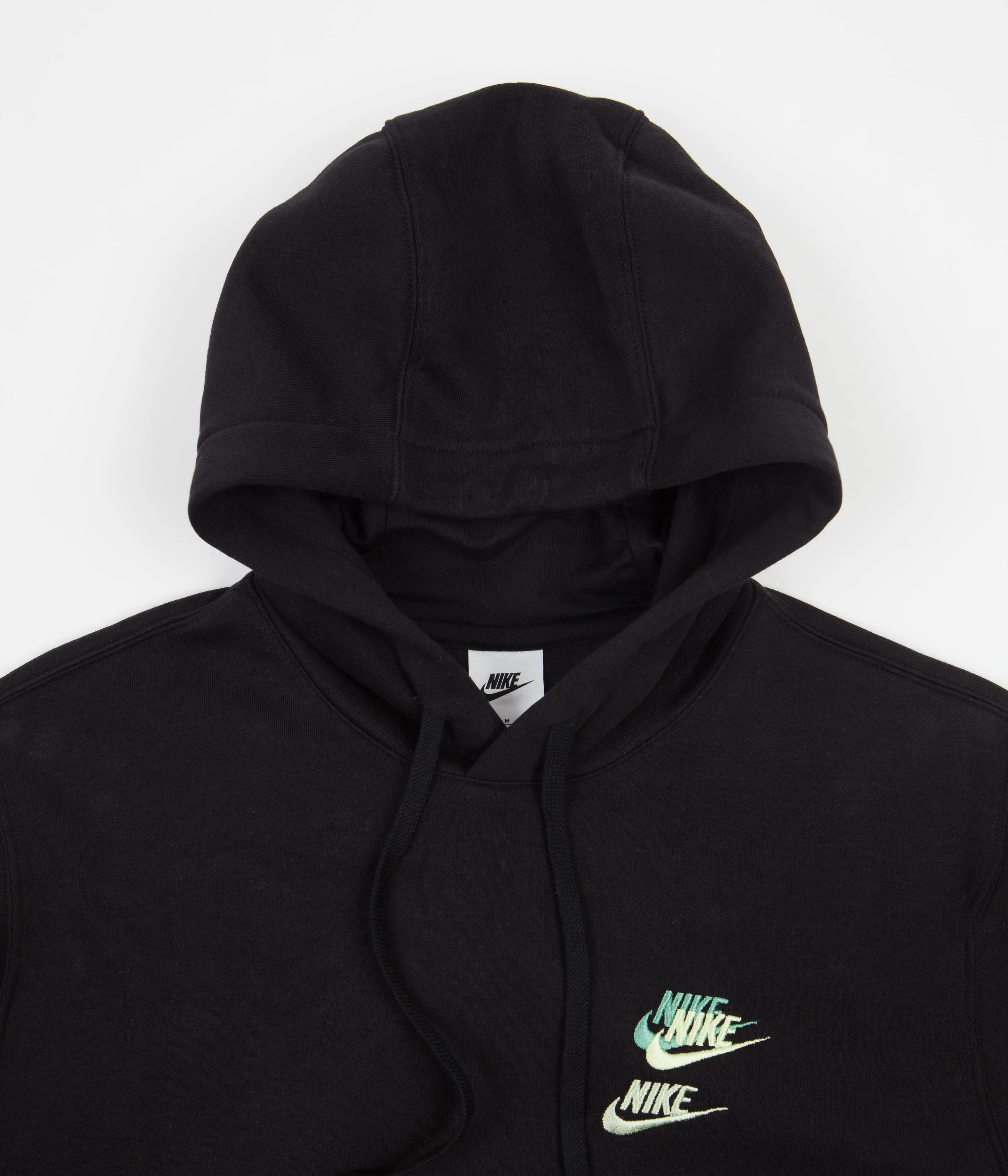 Nike Brushed Back Hoodie - Black / Black