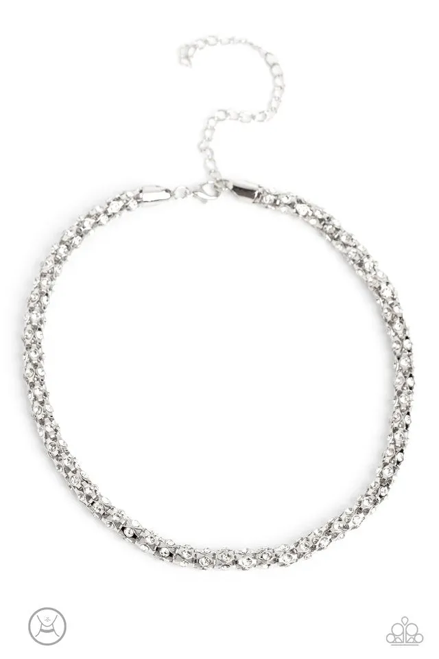 Paparazzi Necklace ~ Eternal Effulgence - White