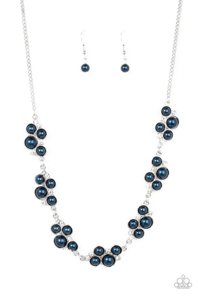 Paparazzi Necklace ~ GRACE to the Top - Blue