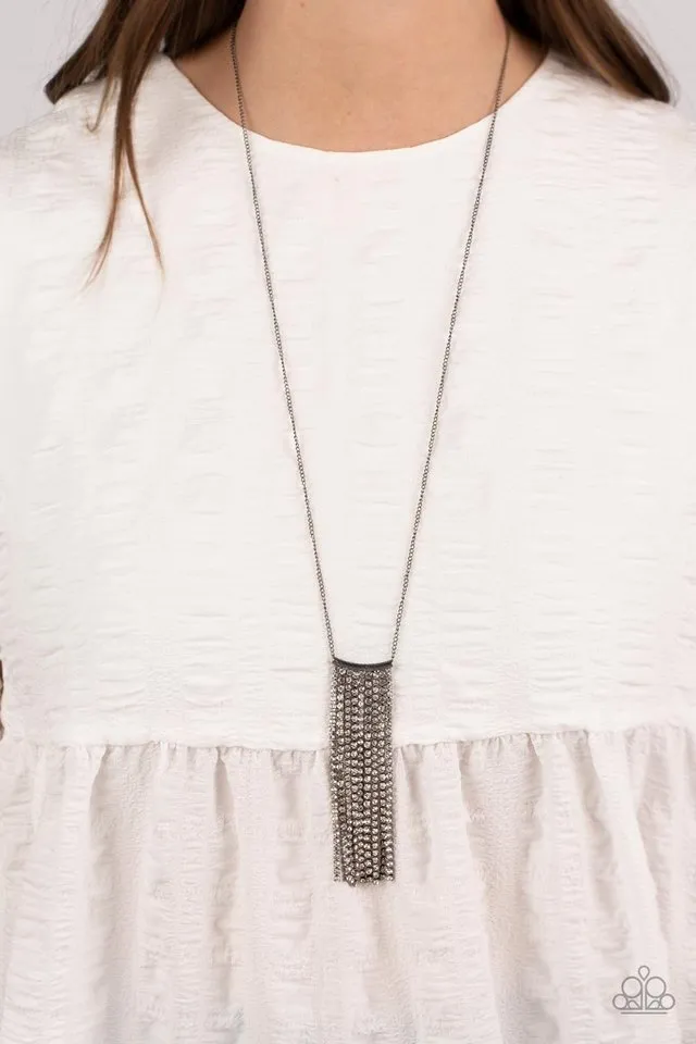 Paparazzi Necklace ~ Stellar Crescendo - Black