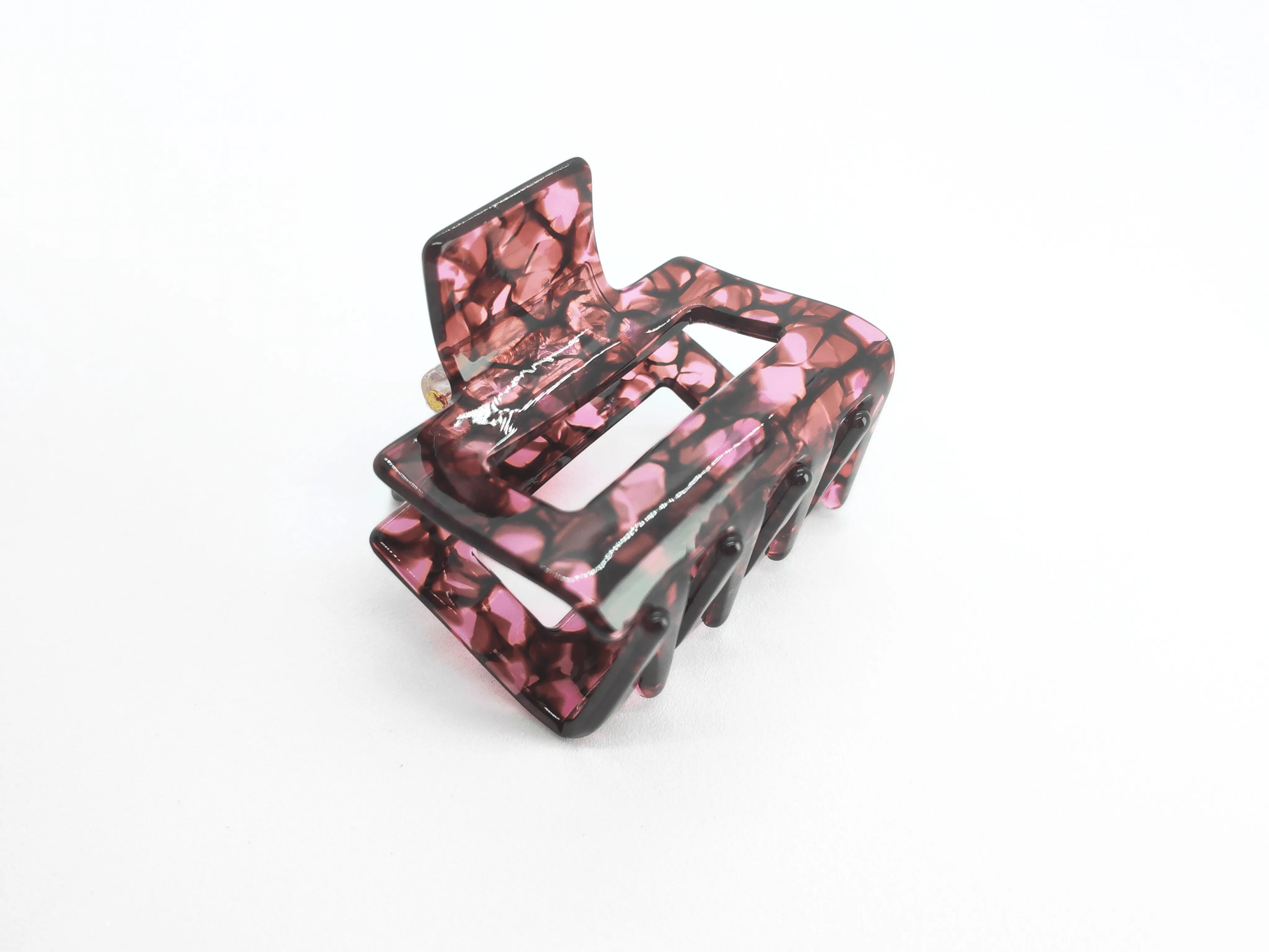 Pomegranate Square Jaw Hair Clip