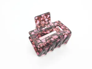 Pomegranate Square Jaw Hair Clip
