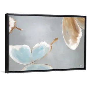 "Graceful Flight III" Black Float Frame Canvas Art